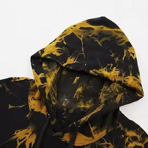 Sudadera con Capucha para Hombre, Corte Holgado, Tie-Dye, Felpa Suave, con Bolsillo Frontal Espacioso, para Otoño, Invierno y Primavera - Product Image 3