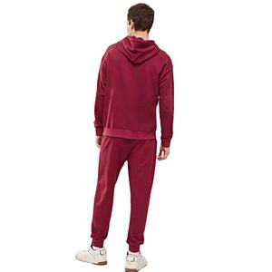 Survêtement en coton XL décontracté personnalisé pour hommes derniers vêtements d'entraînement sportif imprimé logo respirant ensemble de jogging à capuche en polaire pour l'hiver - Product Image 5