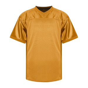 Maillot de football américain à manches courtes, imprimé, personnalisé, respirant, uniforme de performance pour la compétition - Product Image 1