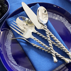 Professional Wholesale Sustainable Plate Steel <b>Flatware</b> Set Mirrored Knife Fork Spoon Restaurant Cutlery for Wedding At Low Cost - Product Image 5