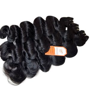 Paquetes de cabello ondulado de trama de cuerpo de color natural de la mejor calidad 100% extensiones de cabello crudo de un solo donante - Product Image 4