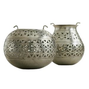 Ensemble de lanternes en métal de Style ferme Style marocain conception personnalisée lanternes suspendues support de photophore pour intérieur de bougie décoré - Product Image 5