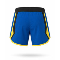 Shorts de Surf Personalizados para Hombre en Azul, Negro y Amarillo, de Secado Rápido, Transpirables, con Cordón Ajustable, para Playa y Deportes Acuáticos