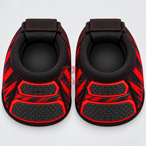 Botas de protección para pezuñas de caballo con diseño ligero, correas resistentes y construcción resistente a la abrasión para entrenamiento de equitación. - Product Image 3