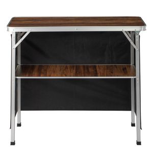 Tavolo da Bar Pieghevole Portatile con Ripiano, Borsa per il Trasporto Nera, per Feste Interne ed Esterne, Esposizioni, Podio per Uso Domestico e Ospedaliero - Product Image 2