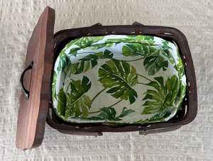 Boîte de rangement pliable en bois pour vin et cigares, artisanale, moderne, écologique, avec poignées, multi-usages - Product Image 5