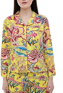 Pijama de algodón para mujer, camisón de verano para la playa, camisón de algodón suave estampado, camisón con botones, camisa de pijama estampada - Product Image 4