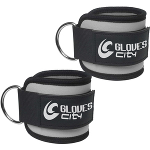 Guantes para Máquinas de Gimnasio con Logotipo Personalizado, Algodón/Nylon, Neopreno Acolchado, Soporte para Entrenamiento con Pesas, Correa de Tobillo con Anillo en D, Cierre Ajustable - Product Image 2