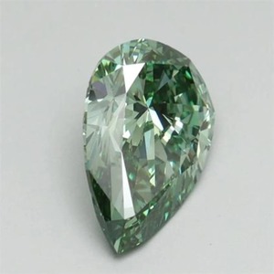 Diamante verde sintético de laboratorio con corte pera de fantasía de 1.00 CT a 5.00 CT, suelto, certificado VVS VS, para anillo de compromiso - Product Image 4