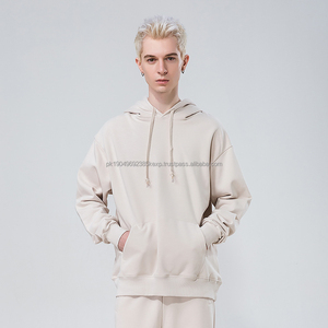 Sudaderas con capucha lisas para hombre, sudaderas con capucha informales, manga larga, 100% algodón, Sudadera con capucha lisa, logotipo personalizado para hombre - Product Image 4