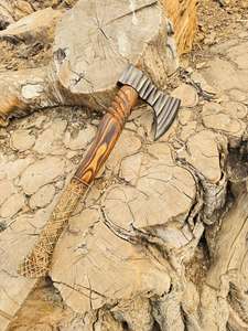 Thewizcrafts Handmade High Carbon Steel Viking Tomahawk Industrial Grade Steel Handle <b>Camping</b> Outdoor Use OEM 1 Year Warranty - Product Image 3