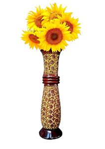 Vase de table décoratif à motif floral, centre de table, récipient à fleurs pour la décoration de la maison, des mariages et des banquets - Product Image 2