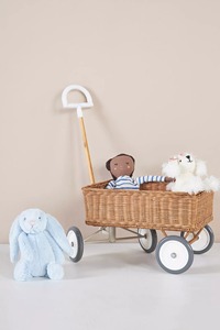 4-Wheel Wagon Trailer Handmade Storage Basket Wholesale eco-friendly Made in Vietnam Ready to stock - Product Image 5