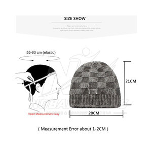 Classic Beanie <b>Hats</b> Breathable Knit Fabric Warm Lightweight Outdoor <b>Winter</b> Casual Everyday Style - Product Image 6