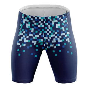 Vente directe d'usine, shorts de cyclisme pour hommes personnalisés avec logo, sans coutures, confortables, pour la salle de sport, les entraînements et les activités quotidiennes. - Product Image 1