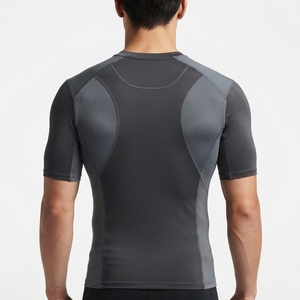 Camiseta de Compresión para Hombre, Manga Corta, Estilo Bape, Camiseta Gráfica para Hombre, Ropa Deportiva, Fitness, Atletismo - Product Image 2