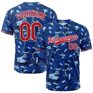 เสื้อเบสบอลแบบกำหนดเอง OEM ขายดี ชุดยูนิฟอร์ม ปักโลโก้ด้วยเทคนิค Sublimation สำหรับเบสบอล ซอฟต์บอล ไซส์ใหญ่ พิมพ์ลาย - Product Image 1