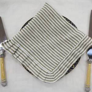 Classic Check 100% Linen Luxury Napkin Machine Washable <b>Round</b> Handmade Eco-Friendly Organic 45x45cm Home Use <b>Table</b> Decoration - Product Image 3