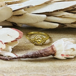Latest Design Crab Animal <b>Ring</b> Boho Brass <b>Rings</b> For Women 18k Gold Plated Dainty <b>Statement</b> Ocean Jewelry For Wholesale/OEM/ODM - Product Image 4