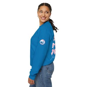 Sweat-shirt bleu roi à motif inspirant, en molleton doux, col rond, manches longues, vêtement décontracté et tendance pour tous les jours - Product Image 6