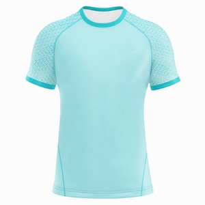 เสื้อรัดกล้ามเนื้อป้องกันรังสียูวีสำหรับผู้ชายสีแดงแบบใหม่ ขายส่ง พร้อมโลโก้สั่งทำ สำหรับกีฬา MMA BJJ และเล่นเซิร์ฟ - Product Image 3