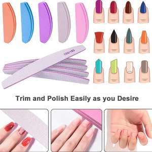 Limas de Uñas Dobles Mini de Acero Inoxidable Duraderas con Diseño Recto, Ligeras para Uso Prolongado y Cuidado Diario - Product Image 5