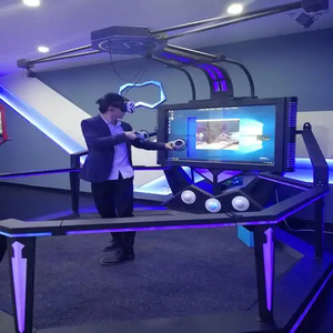 Plateforme de réalité virtuelle 8D à 360 degrés pour la marche dans l'espace, équipement éducatif multijoueur pour salle d'exposition de réalité virtuelle, idéal pour les jeux de combat - Product Image 3