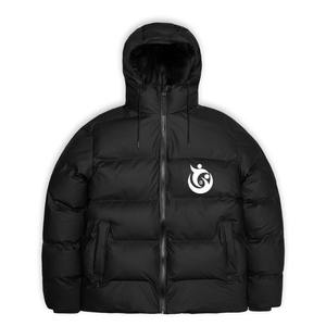 Chaqueta Bomber de Invierno con Estampado por Sublimación, Capucha, Cuello Alto, Logotipo Frontal, Corte Ajustado - Product Image 4