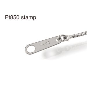 Cadena de lujo de platino Pt850 de 0.8 mm de ancho, estilo japonés, de marca de moda, para hombre, tipo veneciana, ideal para fiestas, venta al por mayor. - Product Image 4