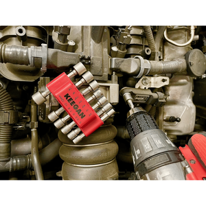 Jeu de 14 embouts de tournevis pour écrous à tige hexagonale de 1/4 pouces à changement rapide MM & SAE USA - Product Image 5