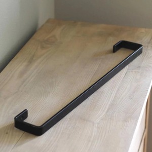 Stainless Steel Bathroom <b>Towel</b> Rack Dual <b>Bar</b> Modern Metal Wall Holder - Product Image 4