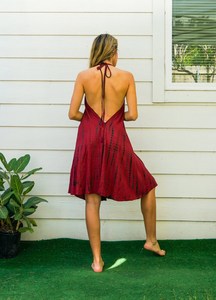 Tie Dye Maxi Dress con diseño de moda Woven Casual Wear con mangas Sweet Style ¡Compre ahora! Exportado por distribuidores - Product Image 5