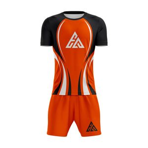 Tenue de football sublimée personnalisée fabriquée au Pakistan – Maillot et short de football – Créez votre propre design – Tenue d'équipe de football - Product Image 4