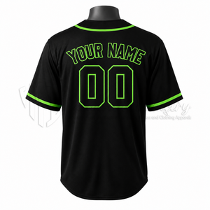 Fabricant de maillots de baseball noirs personnalisés, uniformes d'équipe sublimés, vente en gros, OEM, ODM, vêtements de sport - Product Image 2