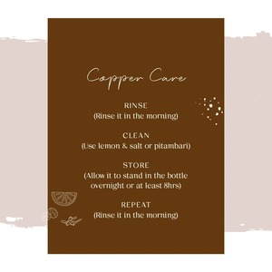 Carafe en cuivre imprimée écologique à double paroi de luxe, artisanale, directement du fournisseur indien au prix d'usine - Product Image 4