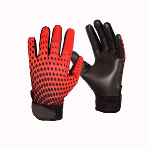 Guantes de Fútbol Americano de Cuero Hechos a Medida, de Primera Calidad, Profesionales, con Agarre y Diseño Transpirable, Precios Bajos, Venta al Por Mayor - Product Image 2