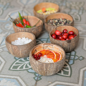 OFERTA LIMITADA: TAZÓN DE CÁSCARA DE COCO NATURAL ECOLÓGICO PARA SERVIR Y DECORAR - Product Image 5