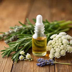 Aceite Esencial de Yarrow de Natures Natural India Oils, Certificado por GMP, 30 ml, Antiinflamatorio, Antienvejecimiento, Hidratante, Antiarrugas, OEM/ODM - Product Image 1