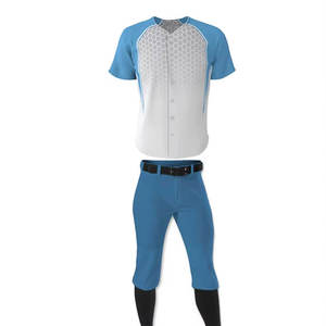 High Quality Adults Baseball Uniform for Men Custom Sublimation Polyester Team Jersey Pants Set Breathable <b>Athletic</b> Sportswear - Product Image 1