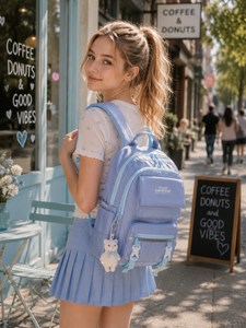 High Quality Waterproof OEM ODM School <b>Backpack</b> for Teens with <b>Large</b> Capacity GPS RFID Protection - Product Image 5