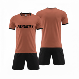 Conjunto de Camiseta de Fútbol con Logotipo Personalizado, Uniforme de Fútbol Transpirable, Conjunto de Camiseta y Pantalones Cortos de Fútbol, Sublimación, Equipación Deportiva - Product Image 1