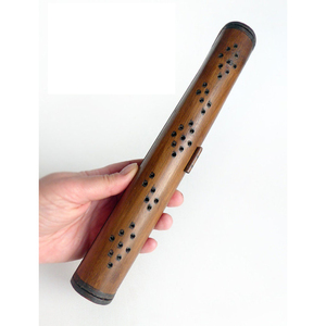 Handmade Wooden Incense Burner <b>Box</b> Rustic Bamboo Ash Catcher & <b>Storage</b> Carved Floral Design For Home Yoga & Spiritual Decoration - Product Image 3