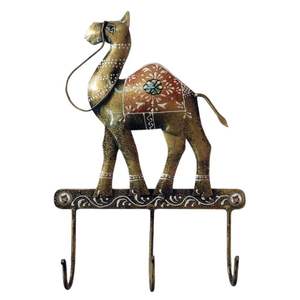 Traditional Antique Iron <b>Wall</b> Decor Rack 3 <b>Hooks</b> Premium Quality Iron <b>Key</b> Holder Finely Crafted Craft Home Entryway Kitchen Offi - Product Image 6