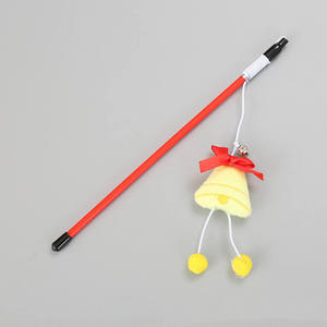 Juguetes Interactivos de Plástico para Mascotas al por Mayor, Baratos, Varita de Juguete para Gatos con Campana para Movimiento y Juego, Ideales para Navidad - Product Image 4