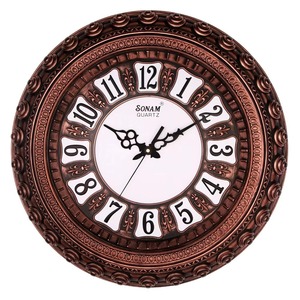 Reloj de Pared Redondo de Alta Demanda SQ SEZ con Segundero de Movimiento Continuo y Estilo Decorativo para Hogar u Oficina, Disponible para la Venta - Product Image 2