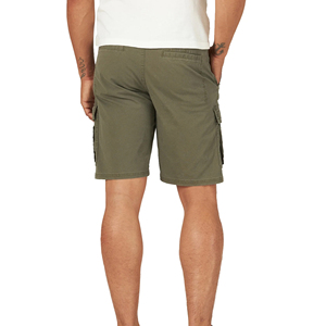 Shorts Bermuda Homme Décontractés d'Été en Coton Lavé Toile Taille Mi-Haute Poches Cargo Respirants pour Activités de Plein Air et Sport - Product Image 2