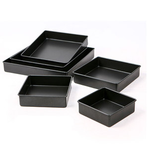 Non-Stick Square Cake <b>Pan</b> No1 13.5cm Cold Rolled Steel PTFE Coating Oven Safe Dishwasher Safe Mini Baking Korea Made - Product Image 5