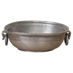 Tazón de metal hecho a mano con acabado pulido, diseño moderno estilo Wabi Sabi para servir comida, uso decorativo para fiestas, precio al por mayor. - Product Image 5