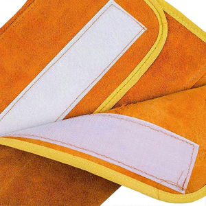 Protège-chaussures de soudeur en cuir de vachette robuste de qualité supérieure – Équipement de protection pour le soudage et la brasage - Product Image 5