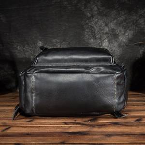 กระเป๋าแล็ปท็อปหนังแท้กันน้ำสุดหรู ป้องกันการโจรกรรม สไตล์วินเทจ กระเป๋าเดินทางแบบสะพายหลัง หนังแท้ ช่องใส่ของหลายช่อง รุ่น LBP-0340 - Product Image 5